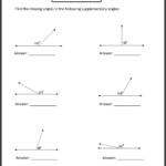 13 Find The Missing Angle Worksheet Worksheeto