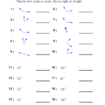 17 Geometry Angles Worksheet 4th Grade Worksheeto