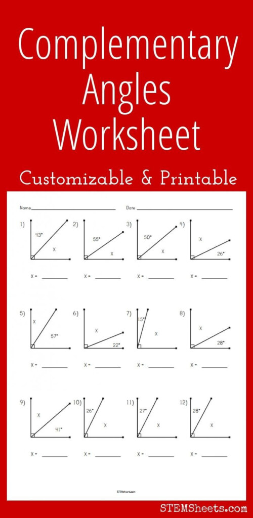 30 Pairs Of Angles Worksheet Answers Education Template