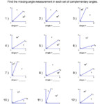 34 Complementary And Supplementary Angle Worksheet Support Worksheet