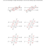 41 Angles In Transversal Worksheet Answers Worksheet Information