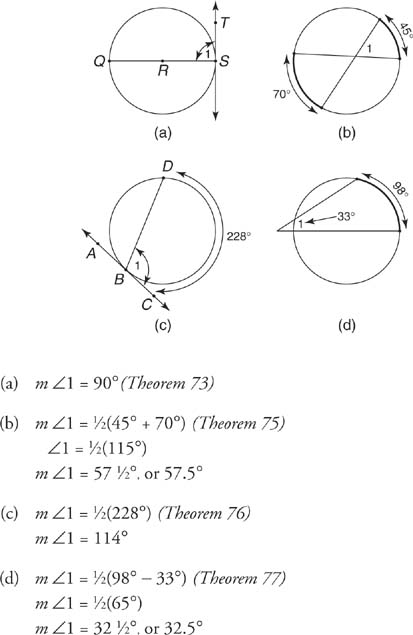 7 Circle Worksheets Angles Tangents Secants Worksheeto