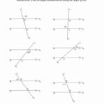 Algebra Angle Measures Worksheet Free Download Qstion co