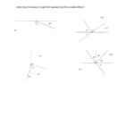 Angle Relationship Worksheet