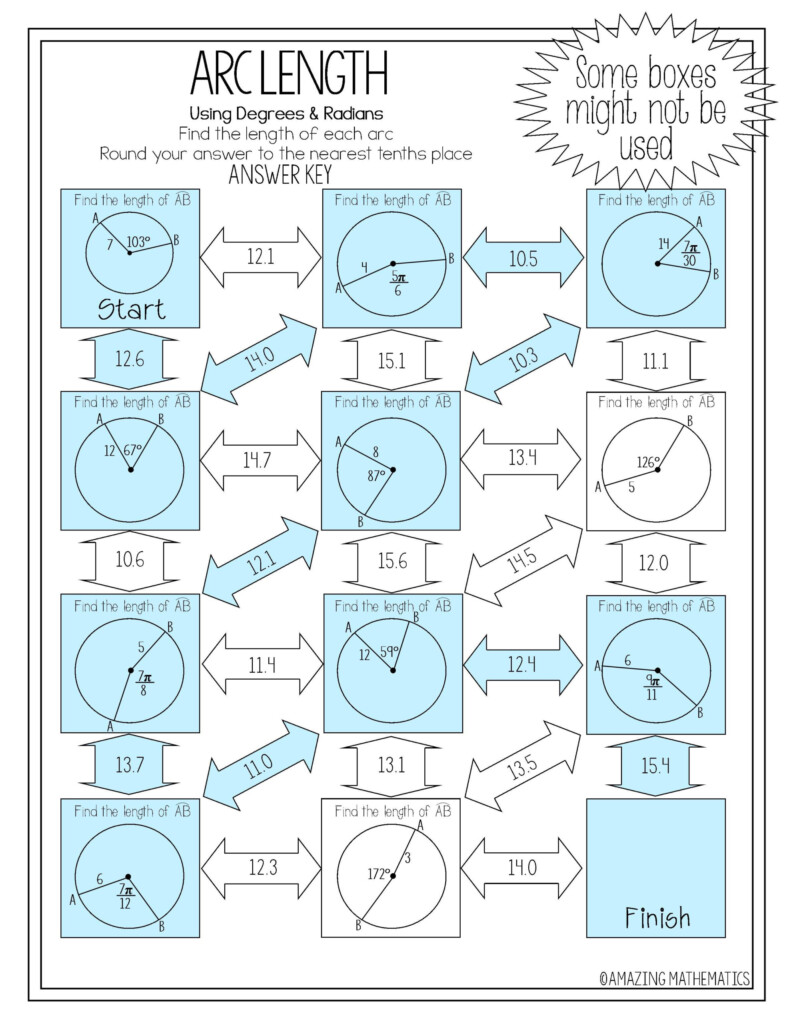 Angles And Arc Measures Worksheet Angleworksheets