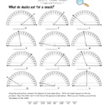 Angles And Protractors pdf Angles Math Math School Protractors