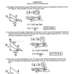 Angles Of Elevation And Depression Practice Worksheet With Answers Pdf