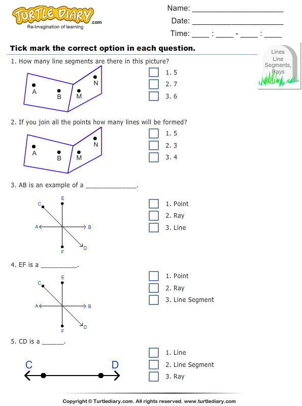 Angles Worksheet Grade 4