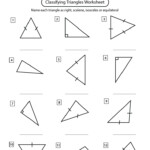 Area Of A Triangle Worksheets 7th Grade 72E