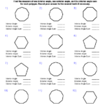 Area Of Regular Polygons Worksheet Doc Worksheet