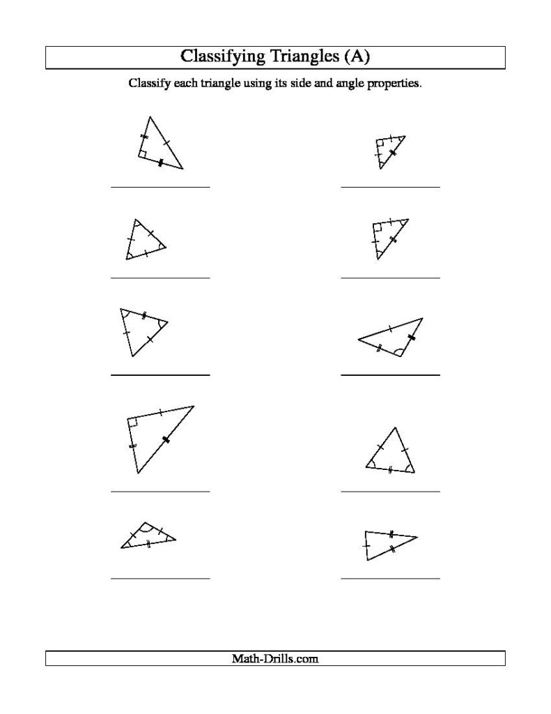 Classifying Triangles By Angle And Side Properties A With Images 