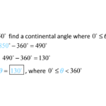 Coterminal Angles How To Find Em W 25 Examples