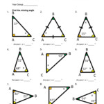 Ejercicio De Triangles Find Missing Angle