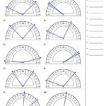 Ermitteln Der Winkel Mit Dem Arbeitsblatt Winkelmesser Mathe Mathe