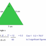 Find An Angle Using The Cosine Rule Worksheet EdPlace