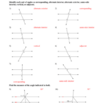 Find Each Angle Measure Worksheet Answers Angleworksheets
