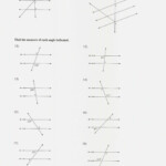 Find The Measure Of Each Angle Indicated Worksheet Answers Db excel