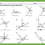 Finding Measures Of Angles Worksheet Angles Worksheet Chemistry