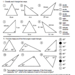 Finding Missing Angles In Triangles Worksheet Doc Thekidsworksheet