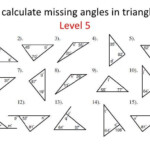 Finding Missing Angles In Triangles Worksheet In 2020 With Images
