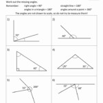 Finding Missing Angles Worksheet Answers 4th Grade WorksSheet List