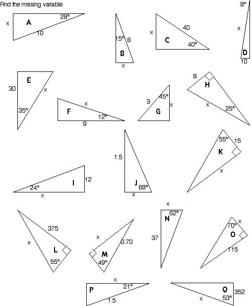 Forces At Angles Worksheet 4 7 Answers Angleworksheets