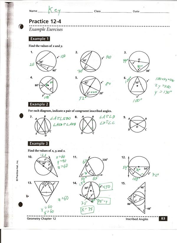 Gebhard Curt Geometry Unit 9 CIRCLES