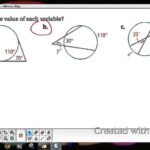 GEOMETRY Circles Angle Measures And Segment Lengths YouTube