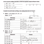 Geometry Worksheet Beginning Proofs Answers