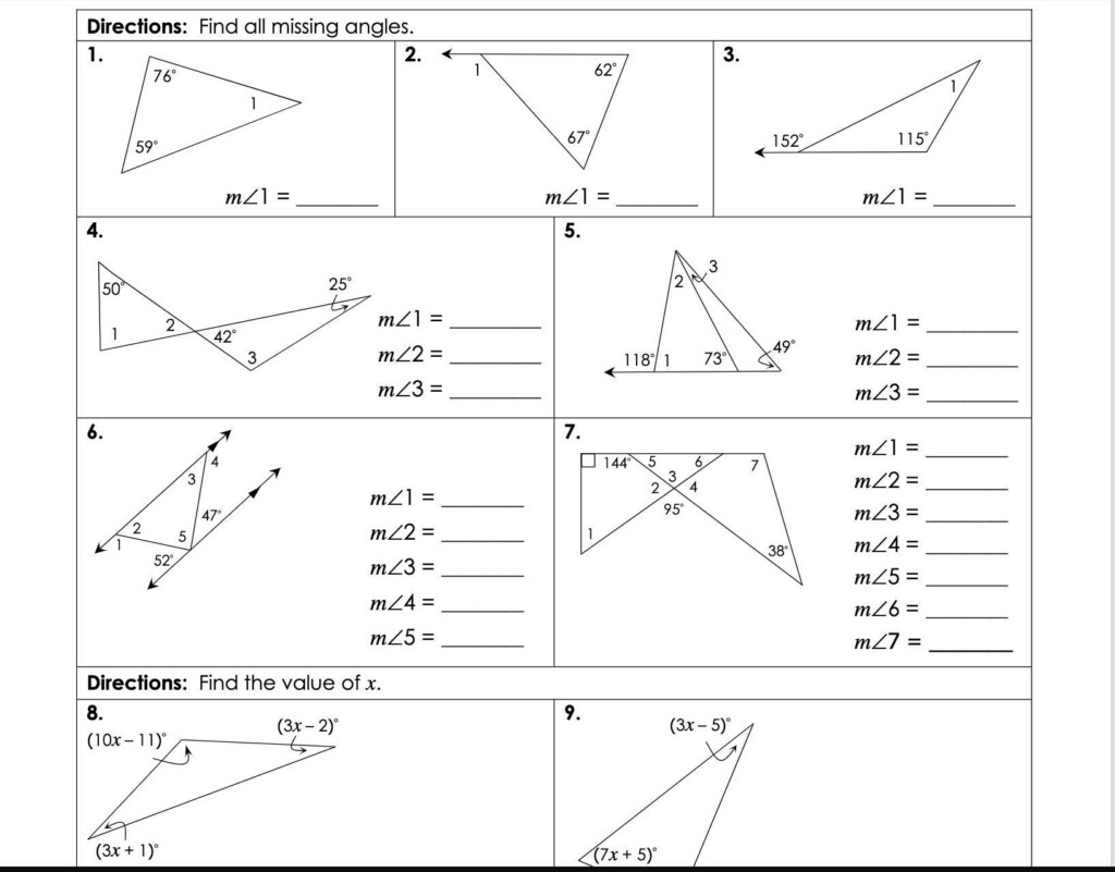  Gina Wilson All Things Algebra Unit 4 Congruent Triangles Angles Of 