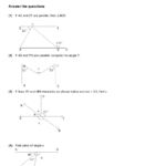 Grade 7 Lines And Angles Math Practice Questions Tests