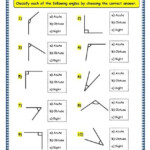 Identify Angles Worksheets Geometry Worksheets Angles Worksheet 3rd