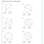 Inscribed Angle Worksheet Inscribed Angles In A Circle These Angles