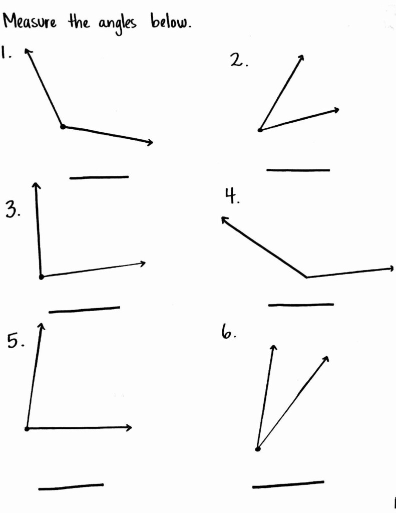 Lines And Angles Worksheet Awesome Lines Line Segments Rays Geometry 