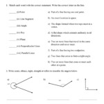 Lines And Angles Worksheet Word Worksheet