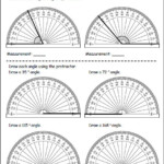 Measure And Construct Angles Using A Protractor Studyladder