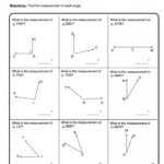 Measuring Angles Worksheets 99Worksheets