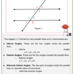 Parallel Lines Cut By A Transversal 8th Grade Math Worksheets
