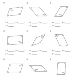 Parallelogram Properties Worksheet