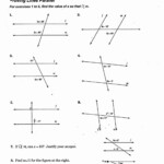 Proving Lines Parallel Worksheet Education Template