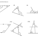 Resourceaholic 5 Maths Gems 22 Angles Worksheet Finding Missing