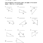 Right Triangle Trigonometry Worksheet Pdf