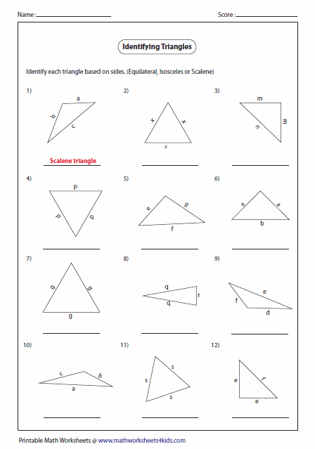 Similar Triangle Theorems Worksheet Free Printable Worksheets