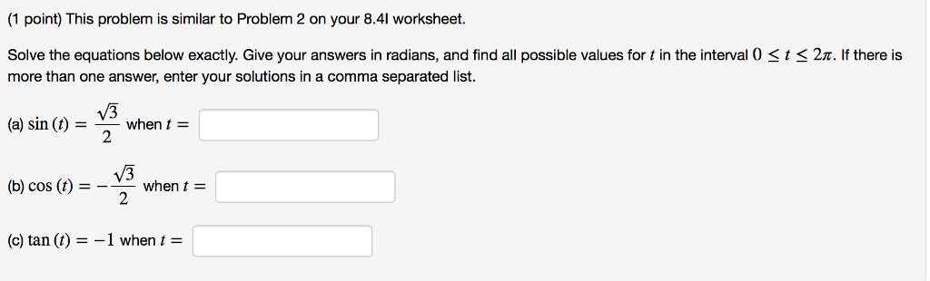 Solved This Problem Is Similar To Problem 2 On Your 8 4I Chegg