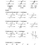 Solving Linear Equations Teaching Resources Angles Worksheet