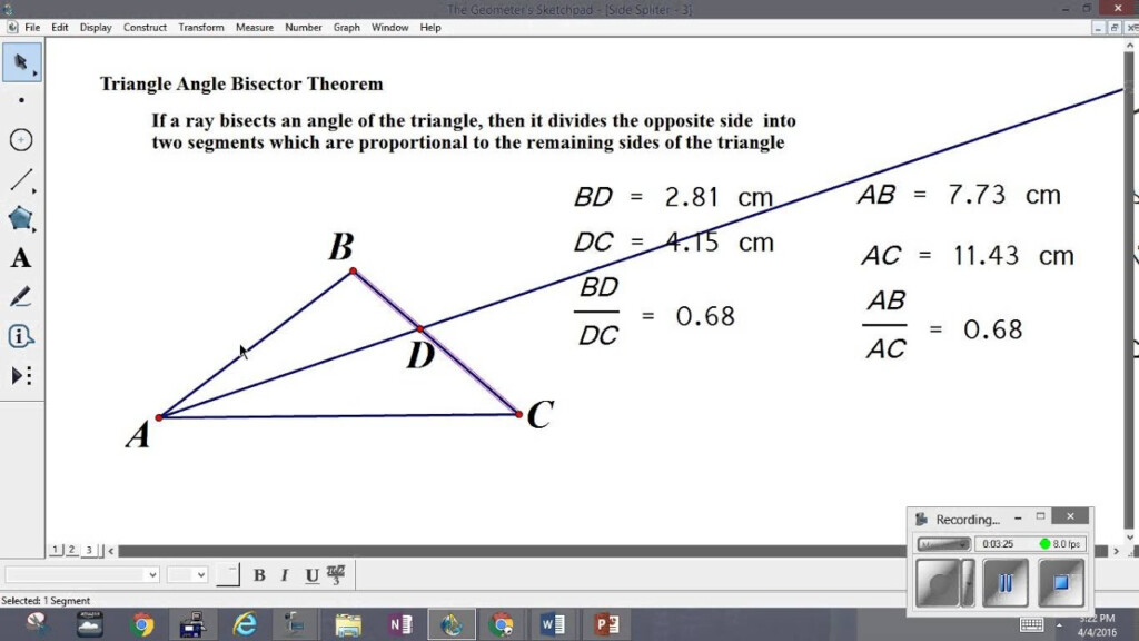 Triangle Angle Bisector Theorem Worksheet Angleworksheets