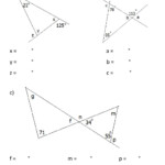 Triangle Angle Sum Worksheet Answers