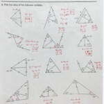 Triangle Sum And Exterior Angle Theorem Worksheet Multiplication Db