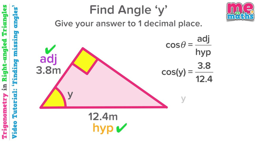 Trigonometry Find Angle Measures Worksheet Answers 19 30 