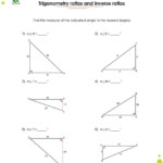 Trigonometry Finding Missing Angles Worksheet Free Download Goodimg co